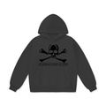 88 Skull And Crossbones Oversize Heavyweight Fleece Hoodie