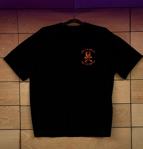 Orange Havoc skull Tee